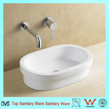 Oval Wash Basin Vanity Basin Without Overflow
